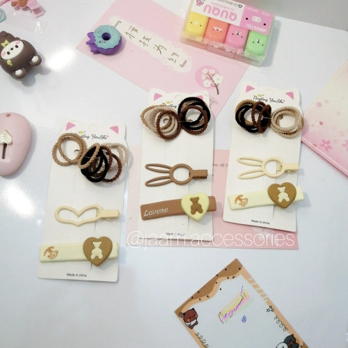 ست کش لیزری و گیره انبری شمعی جیر رنگ مات کرم قهوه ای کیفیت بسیار عالی