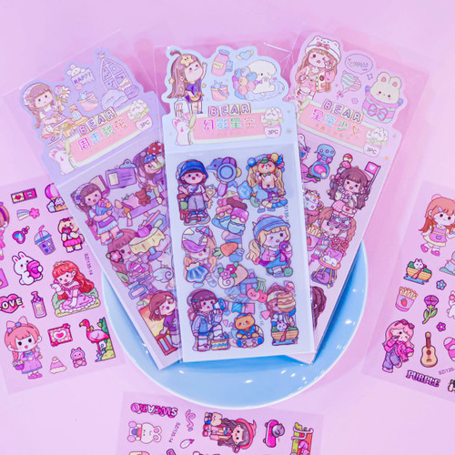 استیکر 3 ورقی شفاف و ضدآب