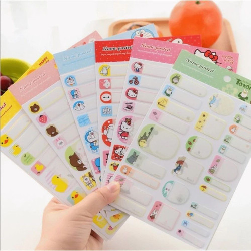 برچسب اسم فانتزی ضد آب با لایه محافظ