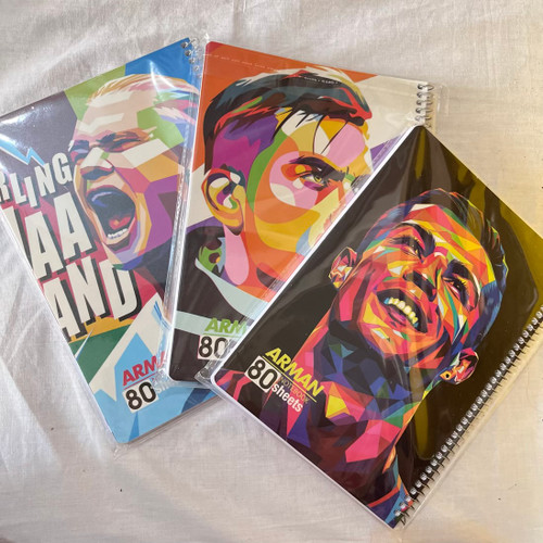 دفتر ۸۰ برگ فوتبالی سیمی خط دار