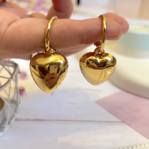 گوشواره دو حالته حلقه و آویز دار