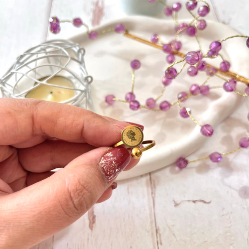 انگشتر سکه ای طرح ملکه الیزابت