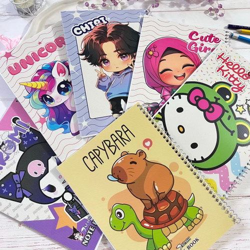 دفتر نقاشی ۵۰ برگ کیوت سیمی