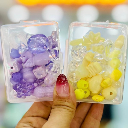 پک مهره کریستال درشت و دستبند سازی