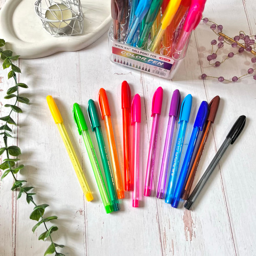 خودکار رنگی ساده